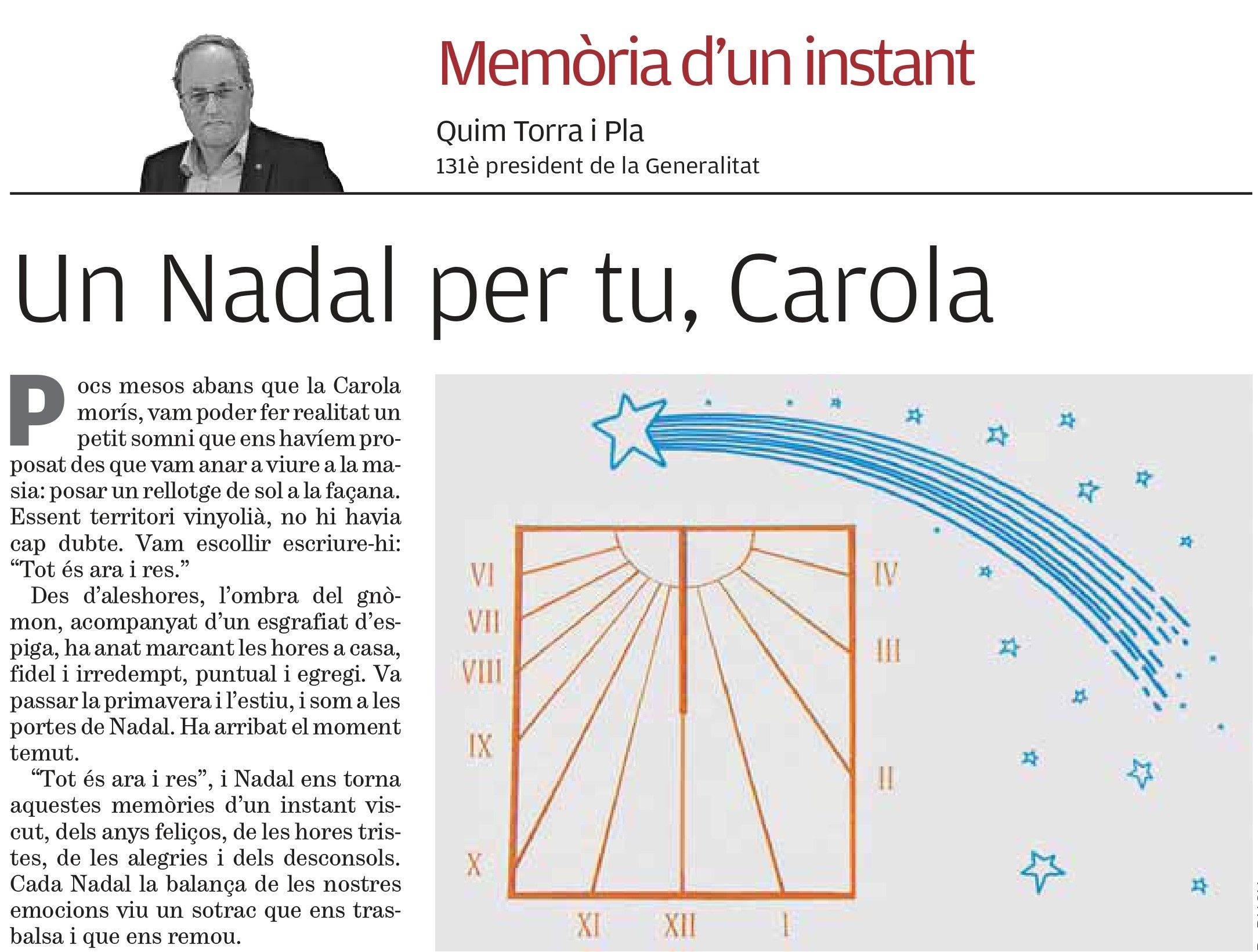 Un Nadal per tu, Carola